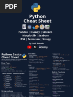 Python For Data Science Cheat Sheet 2.0