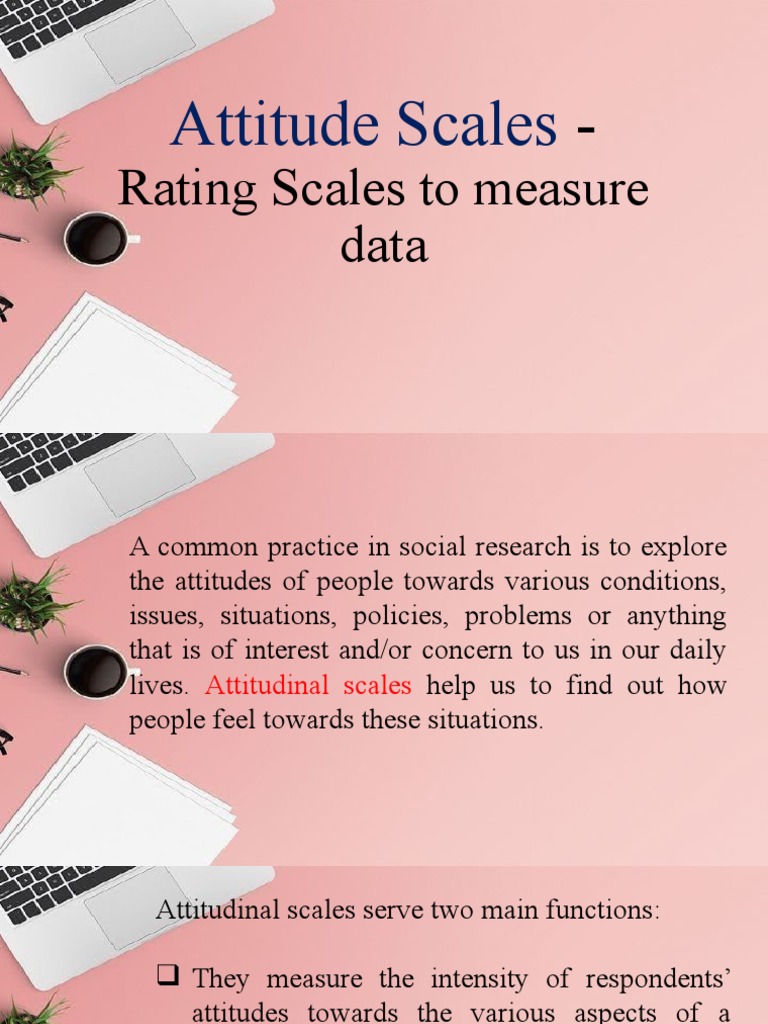 Attitudinal Scales PDF Level Of Measurement Attitude (Psychology)