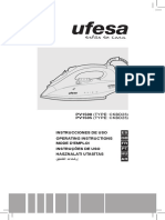 Manual Plancha Ufesa Axis15