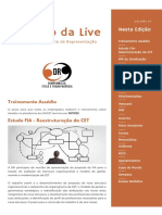 Newsletter CET resume treinamento sobre assédio e estudo para reestruturação