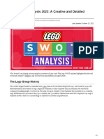 Lego SWOT Analysis 2022 A Creative and Detailed Report