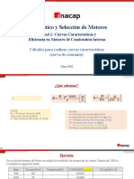 Diagnóstico y Selección de Motores Clase 15 y 16 Cálculos para Curvas Caracteristicas Consumo