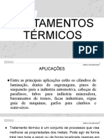 Tratamentos térmicos: aplicações e processos