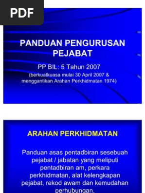Panduan Pengurusan Pejabat Pdf