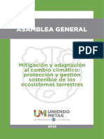 AG Mitigacion y Adaptacion al Cambio Climatico