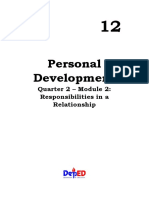 PerDev Module 2 2nd Quarter Responsibilities in A Relationship