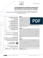 Avaliação da incontinência urinária pós-prostatectomia