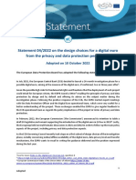 Edpb Statement 20221010 Digital Euro en