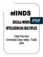 Escala Minds Test Inteligencias Multiples