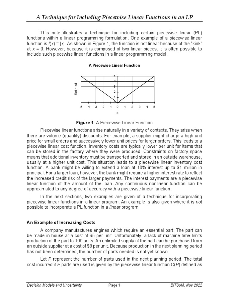 Piecewise functions pdf