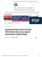 Explained - Kerala Human Sacrifice - Which States Have Laws Against Superstitions & Black Magic