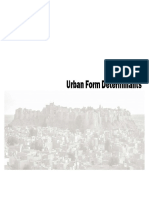 History of Urban Form - Determinants - 26th Sept 2021