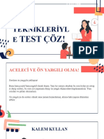 Tekni̇kleri̇yle Test Çöz!