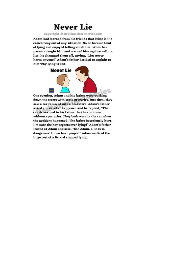 Never Lie | PDF