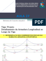 Aula 027 - Vigas - Projeto - Detalhamento Da Armadura Longitudinal Ao Longo Da Vi