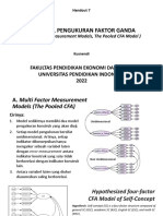 Uji Model Pengukuran Faktor Ganda