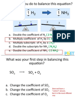 Balancing Chemical Equations - Clicker Questions - Annotated