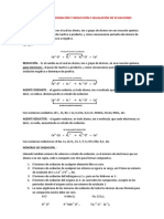 Igualación de Ecuaciones