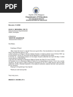 REQUEST LETTER For BFP (Color Me Run) | PDF