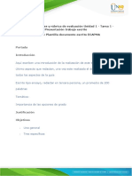Anexo 2 - Plantilla Documento Escrito ECAPMA