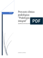 Proyecto PODOLOGÍA INTEGRAL 