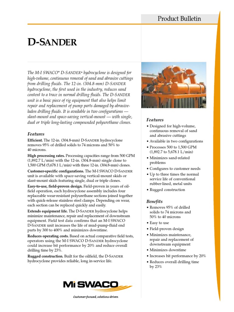 D-Sander Swaco | PDF | Pump | Mechanical Engineering