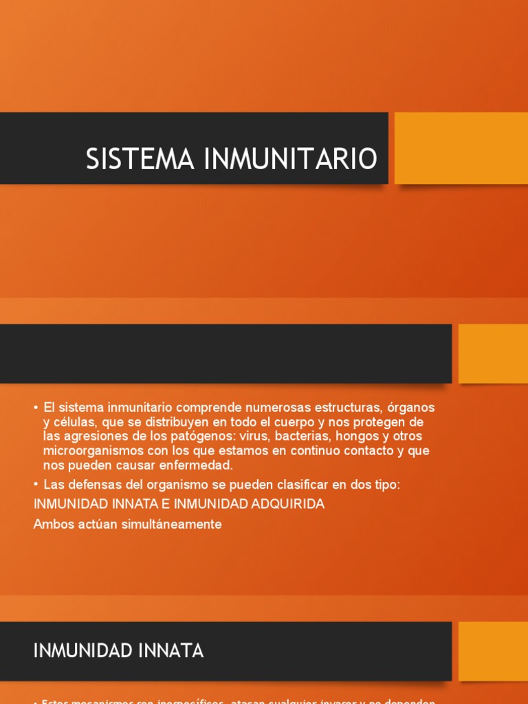 2.sistema Inmunitario | PDF | Sistema inmune | Linfocitos