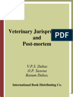 Veterinary Jurisprudence and Post-Mortem