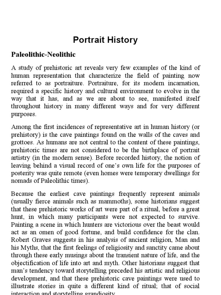 Evolution of Portraiture in Art History | PDF | Akhenaten | Portrait ...