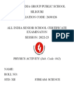 Practical Record File XII Physics 22-23 Final