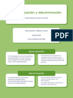 Generalización y discriminación: Teorías y factores