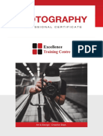 Professional Photography Certificate Course