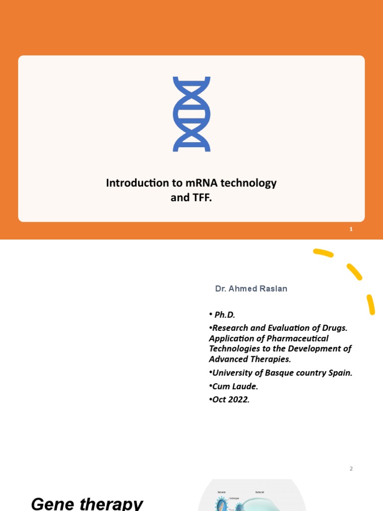 mRNA Technology and TFF Overview | PDF | Protein Purification ...