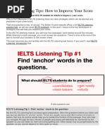 IELTS Exam Advice