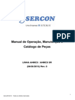 Autoclave AHMC5 - C5SR (Manual Técnico Da Autoclave AHM Sercon