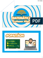 Matemática - Discursivas - Aula 01 e 02