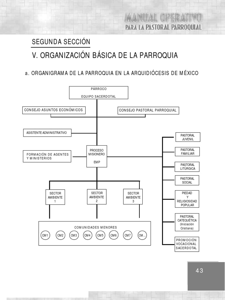 Estructura Básica de La Pastoral Parroquial | PDF | Sacerdote | Iglesia ...