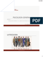 Psicología general: evolución histórica y objetivos de estudio