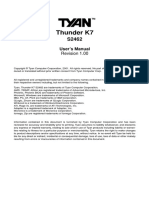 Thunder K7: User's Manual