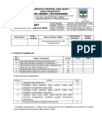 Marksheet POPW-Multi Day Dan Overland Tour