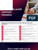 A Simple Checklist To Avoid Common Mistakes