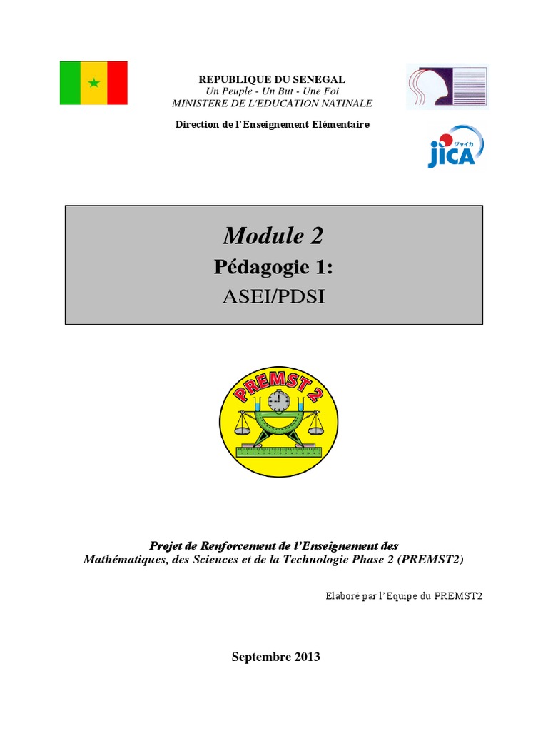 Approche ASEI/PDSI en Éducation | PDF | Pédagogie | Méthode d'enseignement