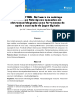 INTELLECTUS - Software de Catálogo de Medidas Fisiológicas Baseadas em Eletroencefalograma Como Ferramenta de Apoio A Avaliação de Jogos Digitais