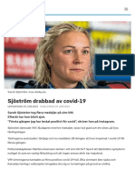 Sjöström Drabbad Av Covid-19 - SVT Sport