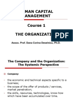 Course 1 - The Organization - 11-17 OCT
