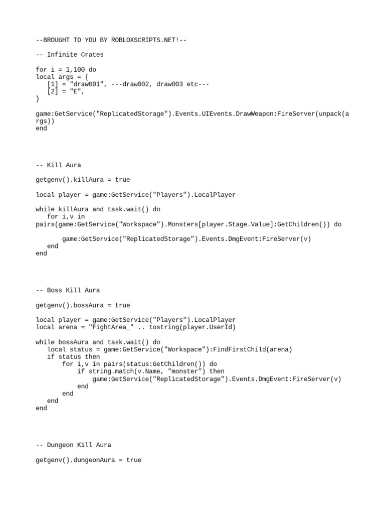 Anime Artifacts Simulator 2 Script RobloxScripts | PDF