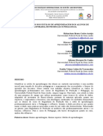 Estilos de aprendizagem de alunos de Engenharia e Pedagogia