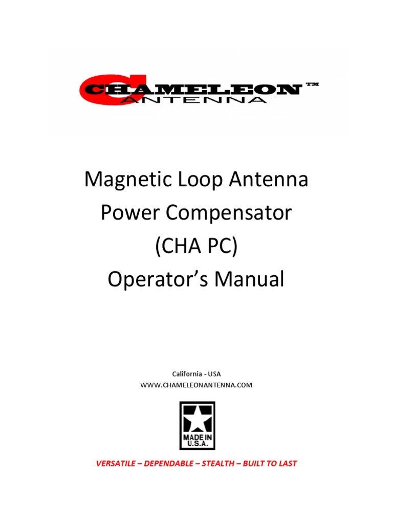 CHA Power Compensator 1.0y | PDF