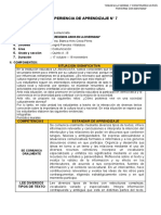 Experiencia de Aprendizaje #7: 1. 2. 3. 4. 5. 6. 7. Situacion Significativa