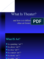 What Is Theatre